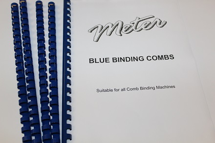 Blue Binding Combs 
